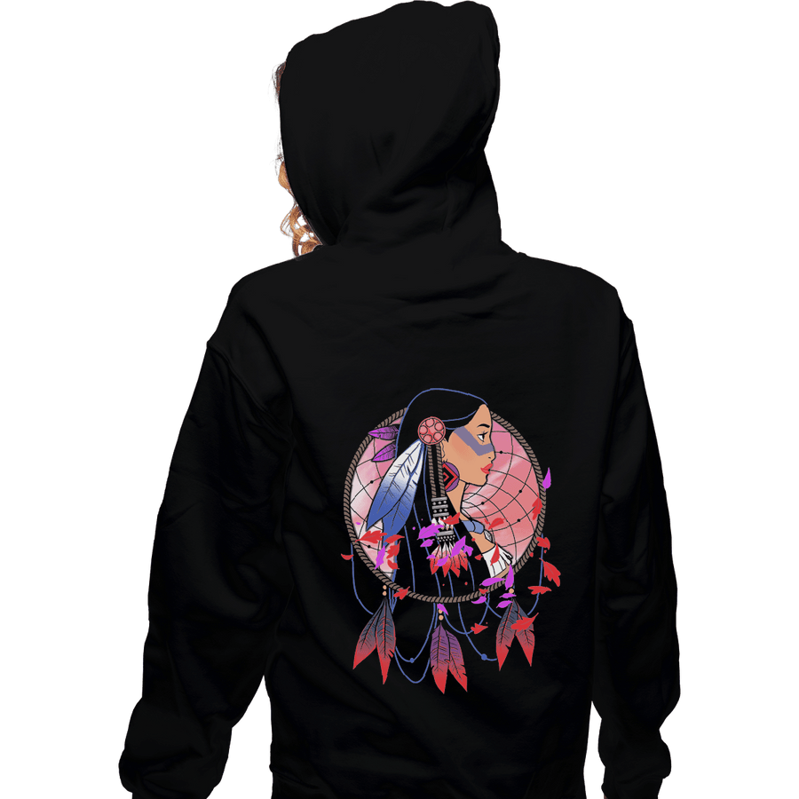 Shirts Zippered Hoodies, Unisex / Small / Black Colors of the Wind