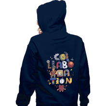 Load image into Gallery viewer, Daily_Deal_Shirts Zippered Hoodies, Unisex / Small / Navy Collaboration
