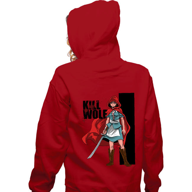 Secret_Shirts Zippered Hoodies, Unisex / Small / Red Kill Wolf