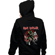Load image into Gallery viewer, Daily_Deal_Shirts Zippered Hoodies, Unisex / Small / Black Iron Ranger
