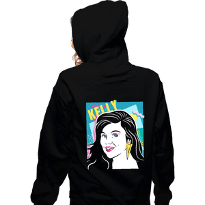 Shirts Zippered Hoodies, Unisex / Small / Black 80s Kelly