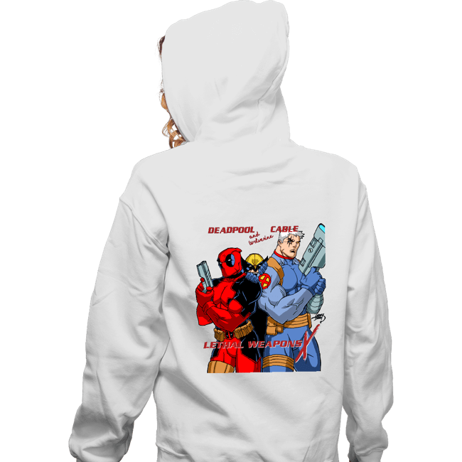 Secret_Shirts Zippered Hoodies, Unisex / Small / White Lethal Weapons X