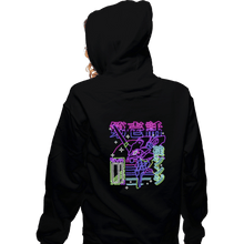 Load image into Gallery viewer, Shirts Zippered Hoodies, Unisex / Small / Black Neon EVA
