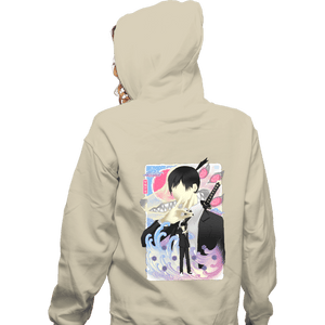 Daily_Deal_Shirts Zippered Hoodies, Unisex / Small / White Musha-e Aki