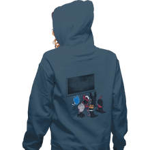 Load image into Gallery viewer, Shirts Zippered Hoodies, Unisex / Small / Indigo Blue School Of Villains
