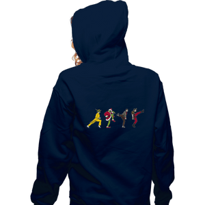 Shirts Zippered Hoodies, Unisex / Small / Navy Carrey Walks