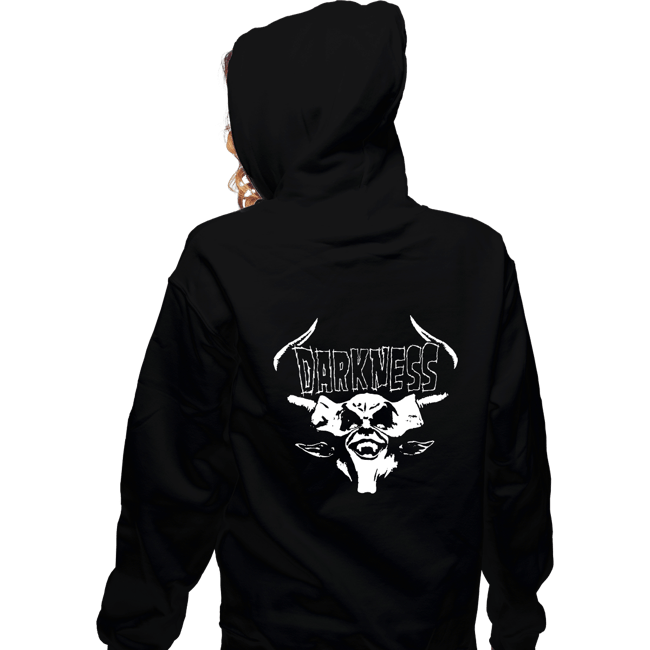 Daily_Deal_Shirts Zippered Hoodies, Unisex / Small / Black Darkness