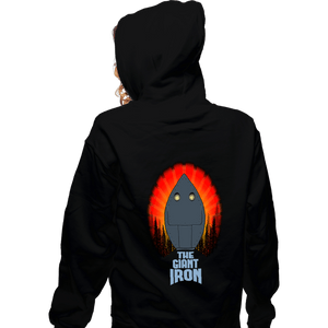 Shirts Zippered Hoodies, Unisex / Small / Black The Giant Iron