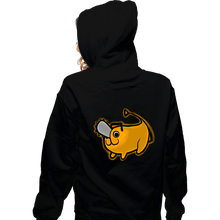 Load image into Gallery viewer, Secret_Shirts Zippered Hoodies, Unisex / Small / Black Pochimba
