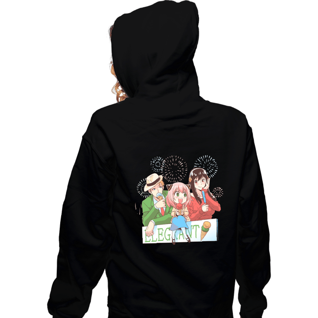 Secret_Shirts Zippered Hoodies, Unisex / Small / Black Spy x Icecream