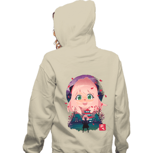 Daily_Deal_Shirts Zippered Hoodies, Unisex / Small / White Anya Yukio-e