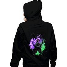 Load image into Gallery viewer, Shirts Zippered Hoodies, Unisex / Small / Black Soul Of The Demon Hunter
