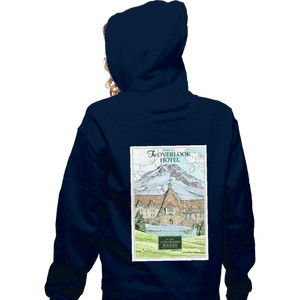 Secret_Shirts Zippered Hoodies, Unisex / Small / Navy Stay At The Overlook Hotel