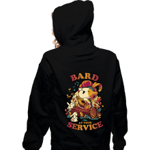 Load image into Gallery viewer, Daily_Deal_Shirts Zippered Hoodies, Unisex / Small / Black Bard&#39;s Call
