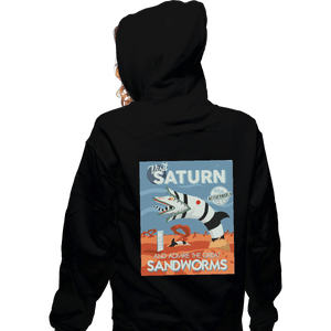 Shirts Pullover Hoodies, Unisex / Small / Black Visit Saturn