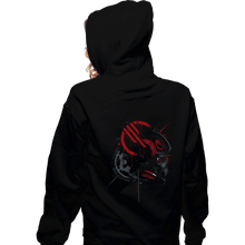 Load image into Gallery viewer, Shirts Zippered Hoodies, Unisex / Small / Black Infernos
