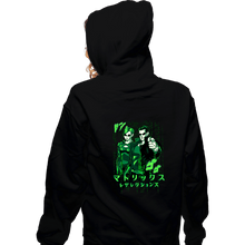 Load image into Gallery viewer, Daily_Deal_Shirts Zippered Hoodies, Unisex / Small / Black Matrix JoJo
