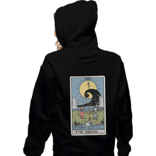 Load image into Gallery viewer, Shirts Zippered Hoodies, Unisex / Small / Black The Moon
