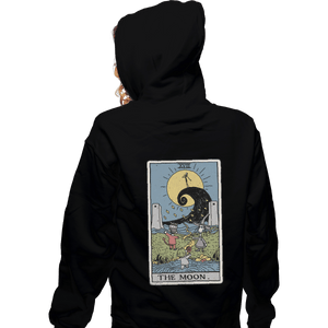 Shirts Zippered Hoodies, Unisex / Small / Black The Moon