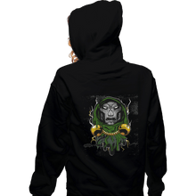 Load image into Gallery viewer, Shirts Zippered Hoodies, Unisex / Small / Black Doom Style
