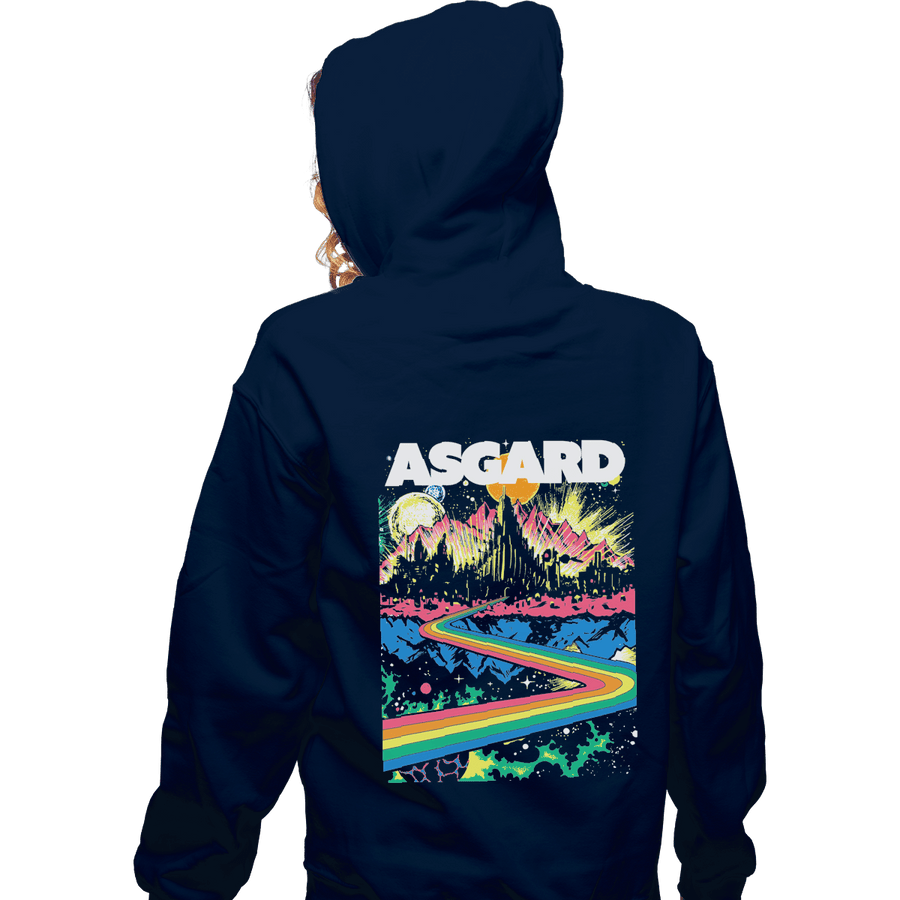 Shirts Zippered Hoodies, Unisex / Small / Navy Visit Asgard