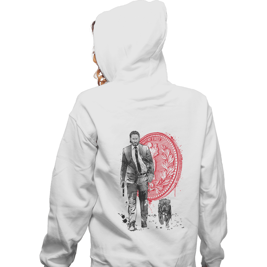 Shirts Pullover Hoodies, Unisex / Small / White Lone Hitman And Cub