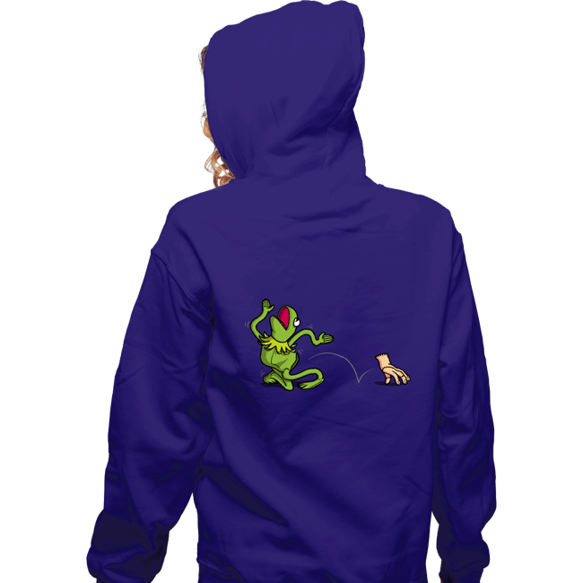 Secret_Shirts Zippered Hoodies, Unisex / Small / Violet Empty Frog
