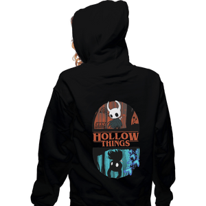 Shirts Zippered Hoodies, Unisex / Small / Black Hollow Things