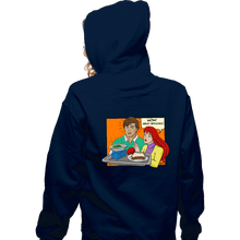 Load image into Gallery viewer, Daily_Deal_Shirts Zippered Hoodies, Unisex / Small / Navy Great Reflexes
