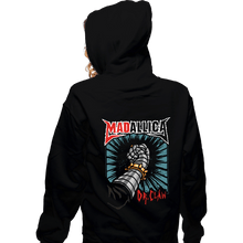 Load image into Gallery viewer, Secret_Shirts Zippered Hoodies, Unisex / Small / Black Madallica

