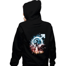 Load image into Gallery viewer, Shirts Zippered Hoodies, Unisex / Small / Black Mars Storm
