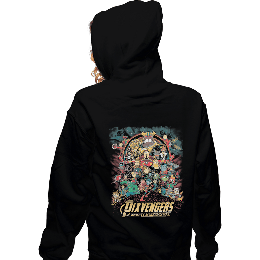 Shirts Zippered Hoodies, Unisex / Small / Black Beyond War