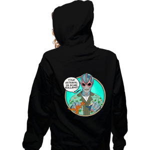 Daily_Deal_Shirts Zippered Hoodies, Unisex / Small / Black Resident Betrayal