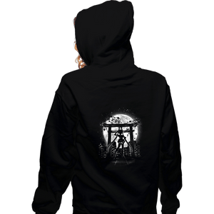 Shirts Zippered Hoodies, Unisex / Small / Black Moonlight Sailor