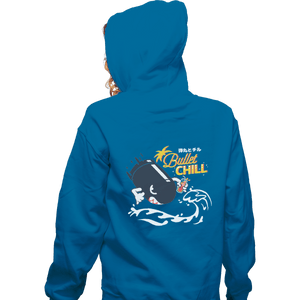 Shirts Pullover Hoodies, Unisex / Small / Sapphire Bullet Chill Summer
