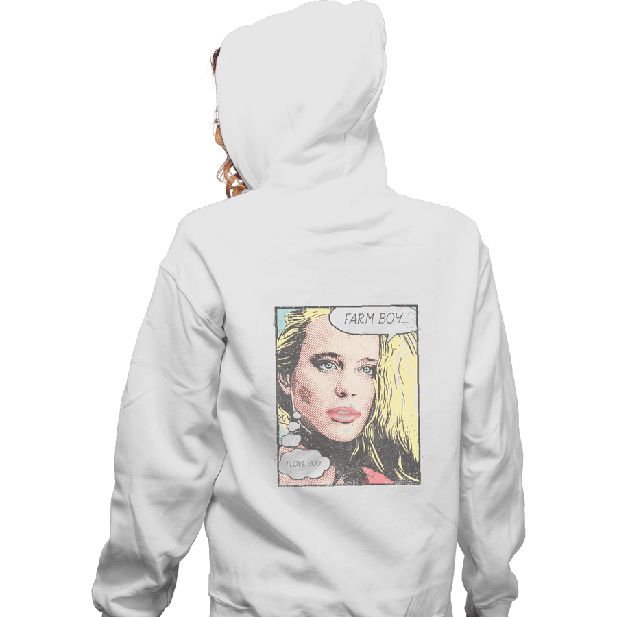 Shirts Zippered Hoodies, Unisex / Small / White Farm Boy