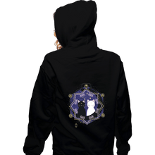 Load image into Gallery viewer, Shirts Zippered Hoodies, Unisex / Small / Black Crescent Moon
