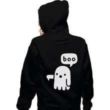 Load image into Gallery viewer, Shirts Zippered Hoodies, Unisex / Small / Black Ghost Of Disapproval

