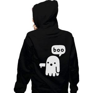 Shirts Zippered Hoodies, Unisex / Small / Black Ghost Of Disapproval