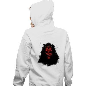 Shirts Zippered Hoodies, Unisex / Small / White Sith Splatter