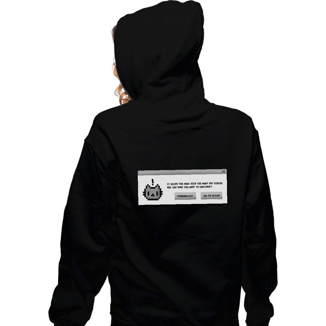 Shirts Zippered Hoodies, Unisex / Small / Black Alert Cat