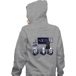 Shirts Zippered Hoodies, Unisex / Small / Sports Grey Math Wars