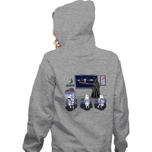 Shirts Zippered Hoodies, Unisex / Small / Sports Grey Math Wars