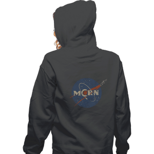 Shirts Zippered Hoodies, Unisex / Small / Charcoal Martian Navy