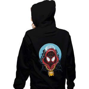 Shirts Zippered Hoodies, Unisex / Small / Black Spider Chain