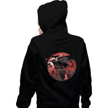 Load image into Gallery viewer, Shirts Zippered Hoodies, Unisex / Small / Black Birds
