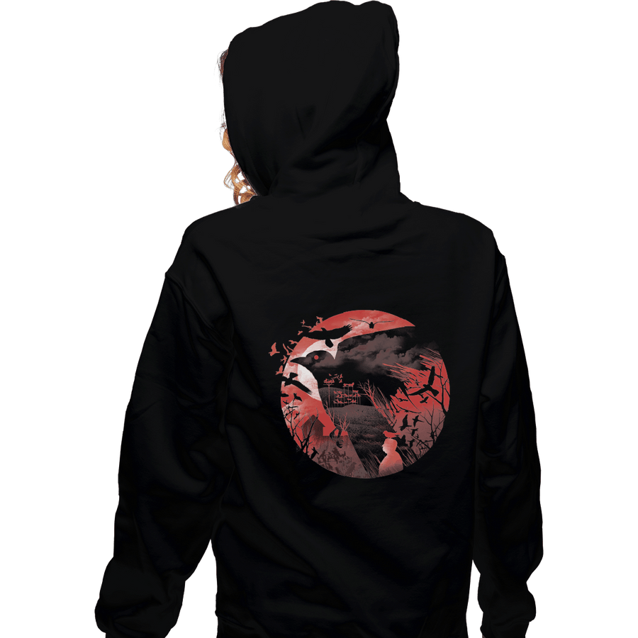 Shirts Zippered Hoodies, Unisex / Small / Black Birds