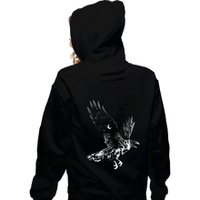Load image into Gallery viewer, Daily_Deal_Shirts Zippered Hoodies, Unisex / Small / Black Resurrection Of The Crow
