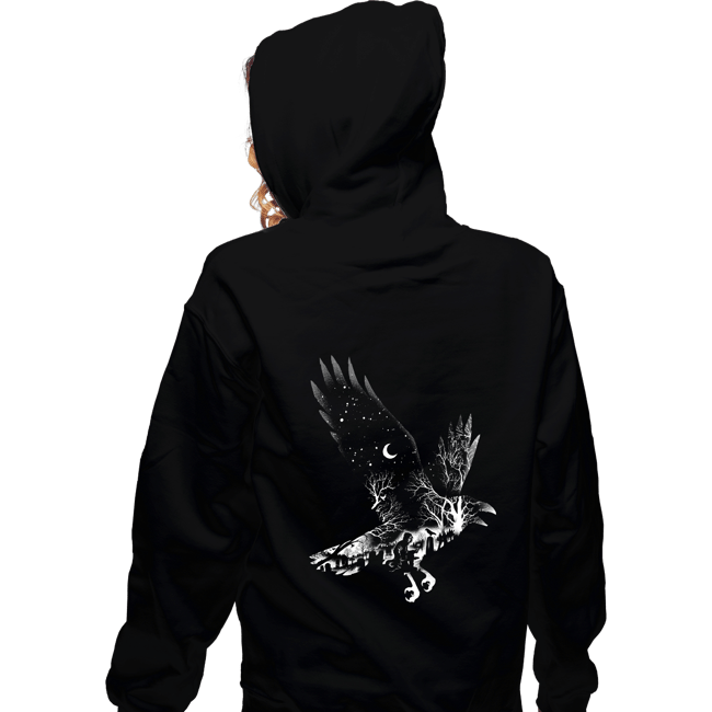 Daily_Deal_Shirts Zippered Hoodies, Unisex / Small / Black Resurrection Of The Crow
