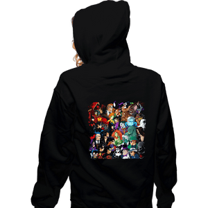 Secret_Shirts Zippered Hoodies, Unisex / Small / Black Batfam V Arkham